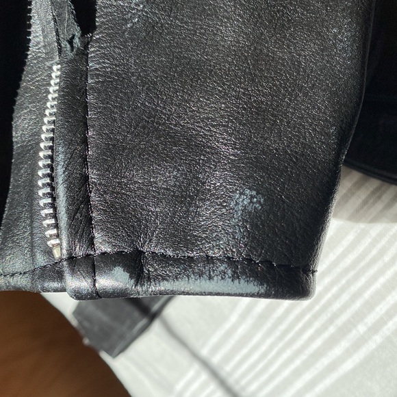 Tannery West Black Leather “Harley Davidson” Jacket, Unisex Size M - Picture 13 of 14